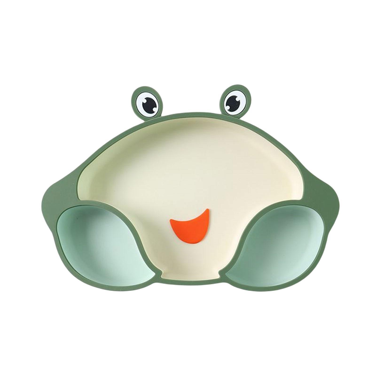 Silicone Suction Divided Plate Placemat Training Feeding Tableware for Child