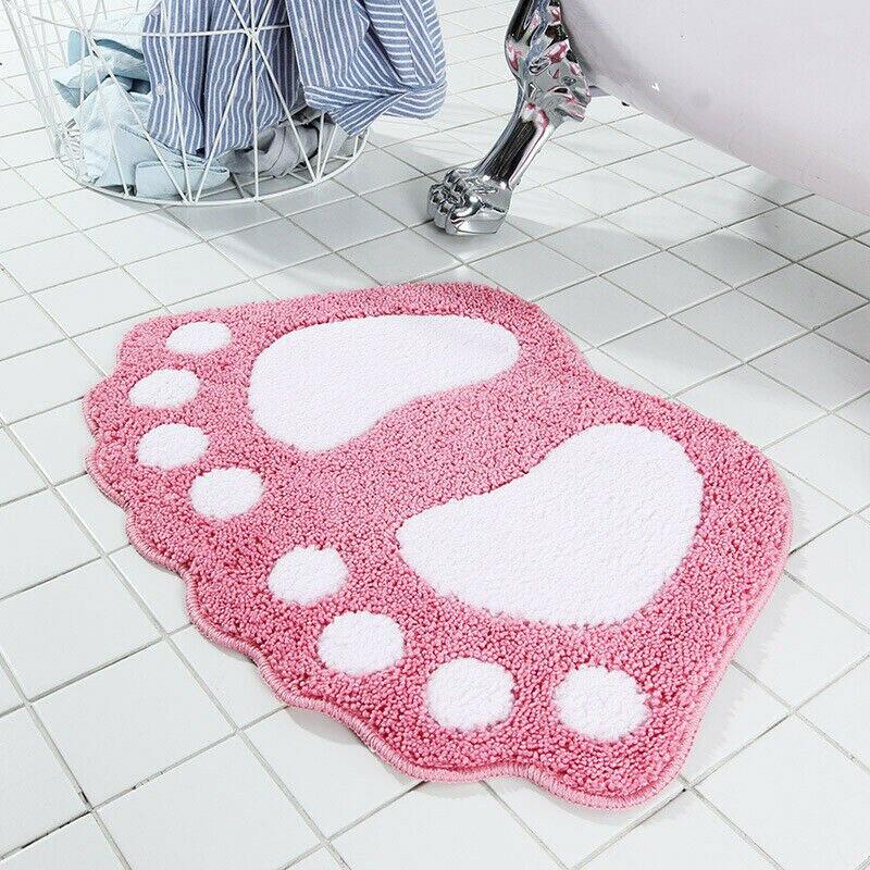 1PC Colorful Non-slip Absorbent Soft Mat Rug Memory Foam Bath Bathroom Bedroom Floor Shower Kitchen Carpet Drop Shipping