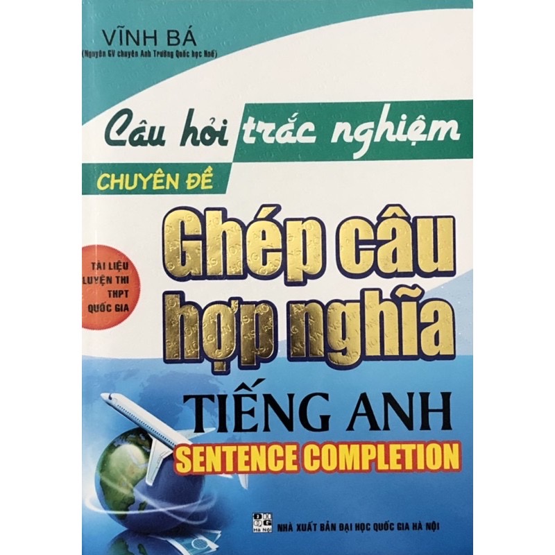 ￼Sách - (Combo 2 cuốn) Câu Hỏi Trắc Nghiệm Chuyên Đề Ghép Câu Hợp Nghĩa + Từ Vựng Tiếng Anh