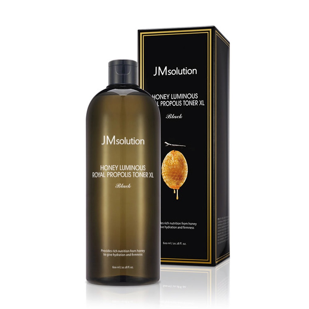 Nước cân bằng dưỡng ẩm chống lão hóa da Jmsolution Honey Luminous Royal Propolis Toner XL 600ML [DUNG TÍCH KHỦNG]