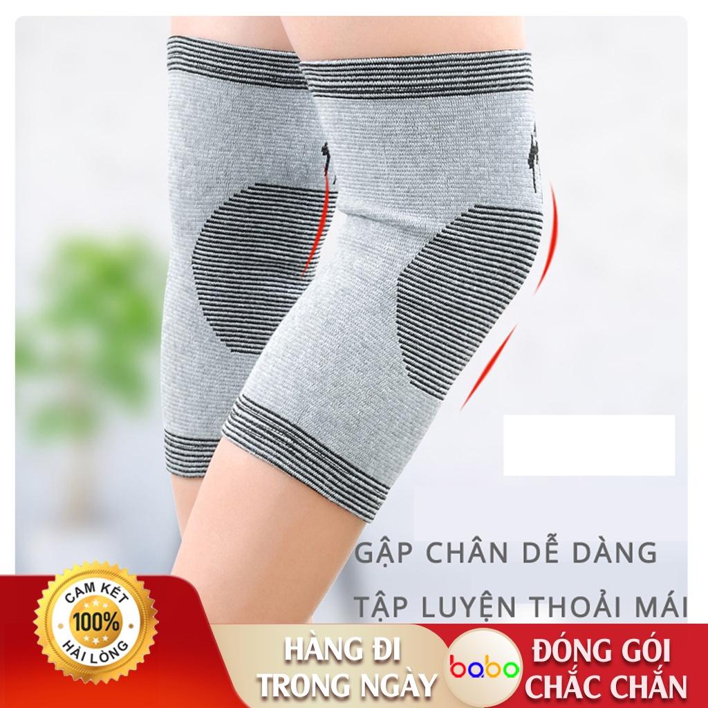Miếng đệm đầu gối bằng than tre vào mùa thu đông có đệm bằng nhung để giữ ấm
