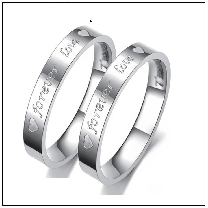 NHẪN ĐÔI INOX TÌNH NHÂN INOX FOREVER LOVE