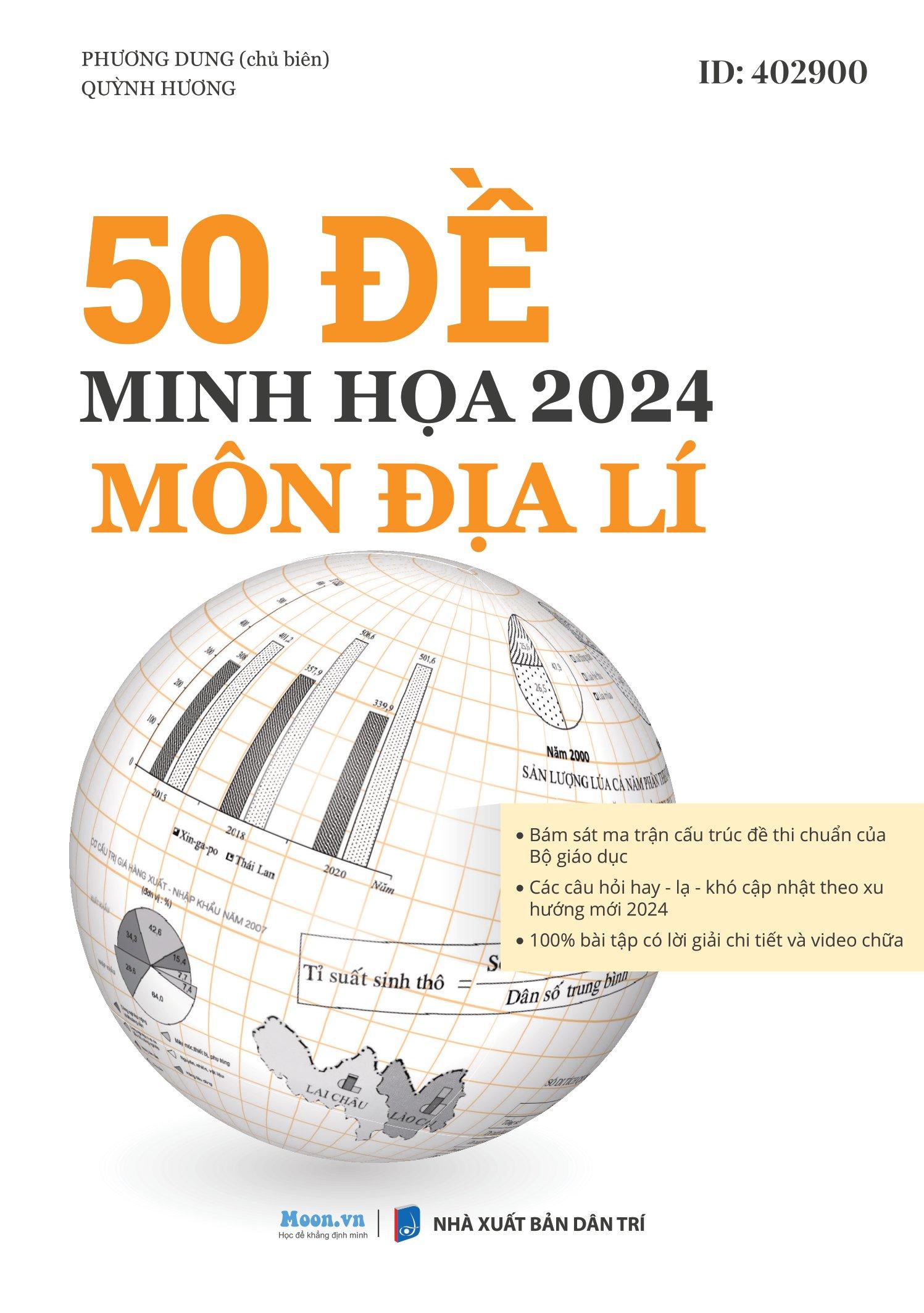 50 Đề Minh Họa 2024 - Môn Địa Lý