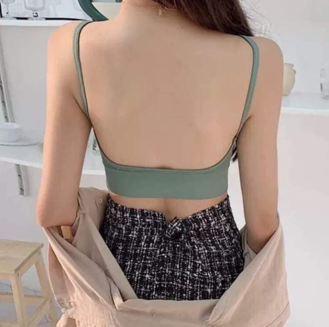 Mua Áo bra nữ đẹp Áo bra thun gân hở lưng siêu mát, áo bra thun gân - Đen tại FASHION TREND Mua Áo Bra Nữ Đẹp Áo Bra Thun Gân Hở Lưng Siêu Mát, Áo Bra Thun Gân - Đen Tại Fashion Trend