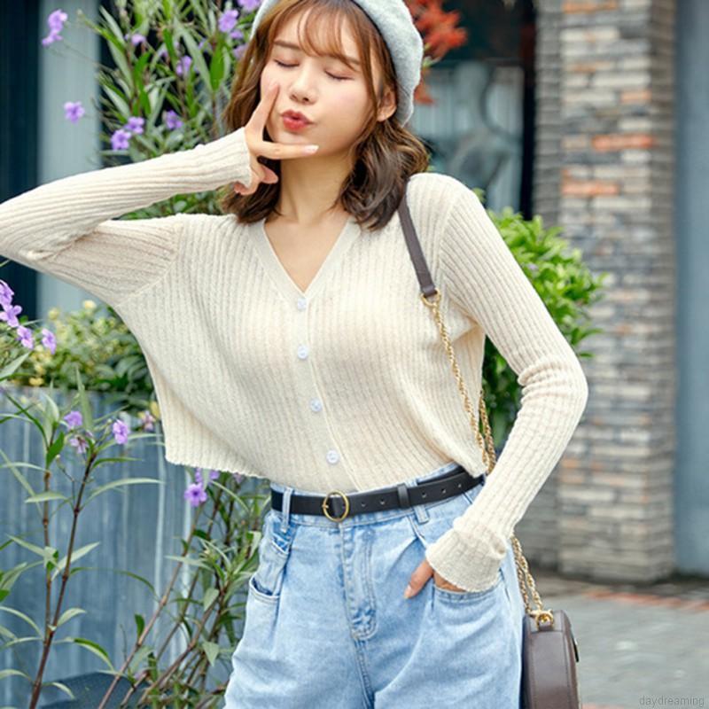 Thắt lưng da PU khóa tròn màu đồng cho nữ