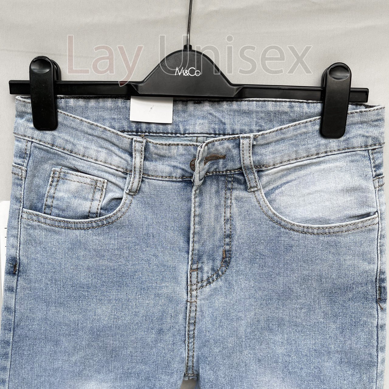 Quần baggy jean nam VIRG unisex