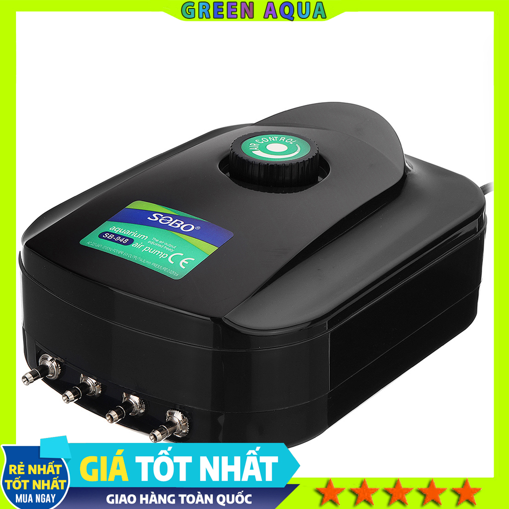 SOBO - Air Pump | Máy bơm sủi Oxy công suất lớn cho hồ cá thủy sinh, hồ cá biển, hồ cá Koi