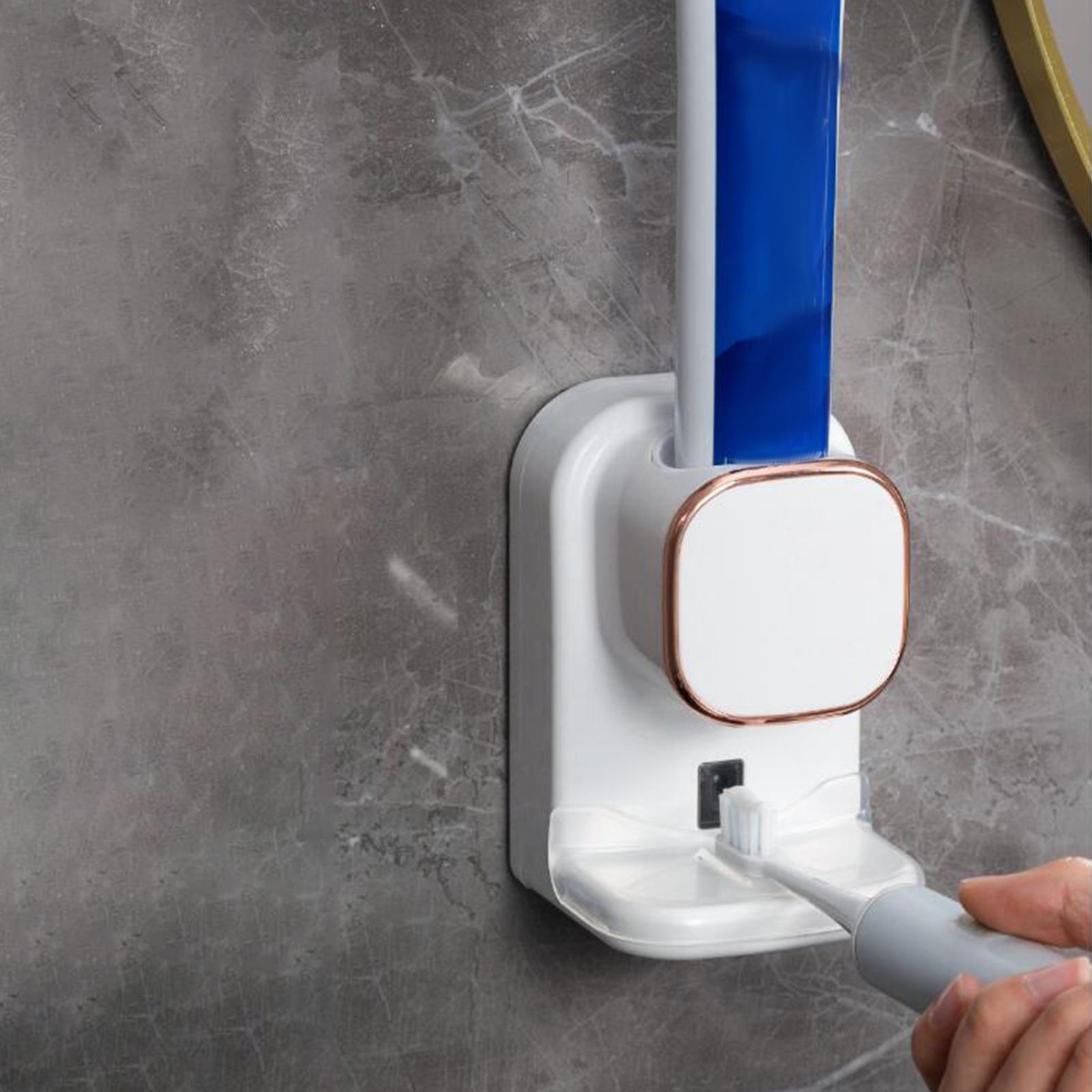 Automatic Toothpaste Squeezer Toothpaste Dispenser Visualization for Kids and Family Shower Bathroom Accessories Wall Mount for Washroom Hotel