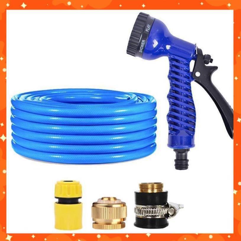 Bộ dây và vòi xịt tăng áp lực nước,rửa xe, tưới cây 20m 206843