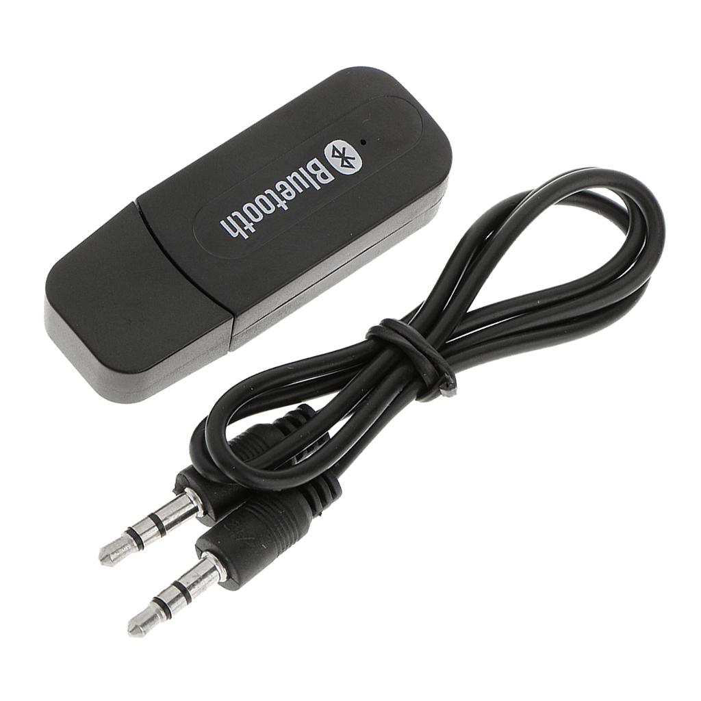 3.5mm Stereo Audio Music Speaker Receiver Adapter Dongle USB Bluetooth