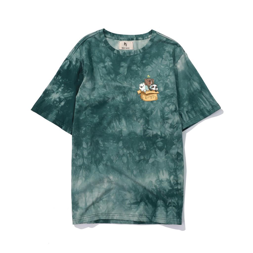 Áo Loang Thun 100% Cotton Co Giãn Tốt In Hình Hoạt Họa Hungry