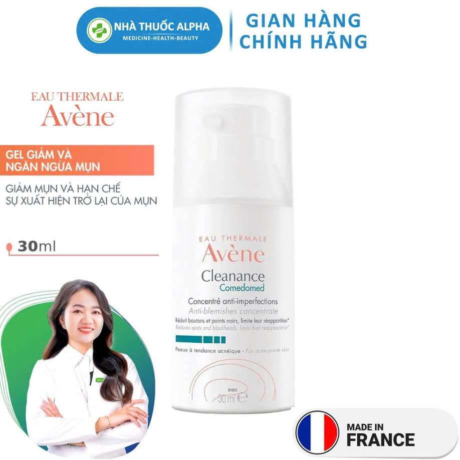 Tinh chất giảm và ngăn ngừa mụn Avene Cleanance Comedomed Anti-Blesmish Concentrate 30ml