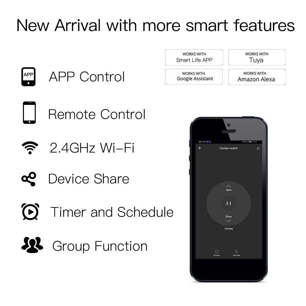 Mô-đun chuyển đổi rèm thông minh từ xa bằng WiFi, giọng nói