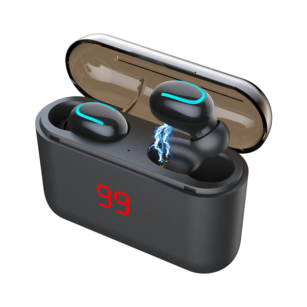 Tai Nghe Không Dây HBQ-Q32 TWS Bluetooth 5.0 Với Hộp Sạc Mic