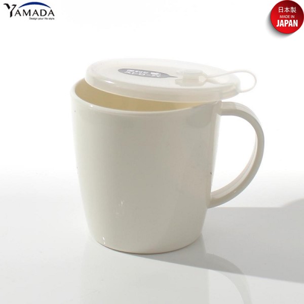 Bộ 2 cốc nhựa có nắp mềm YAMADA 300ml - nội địa Nhật Bản