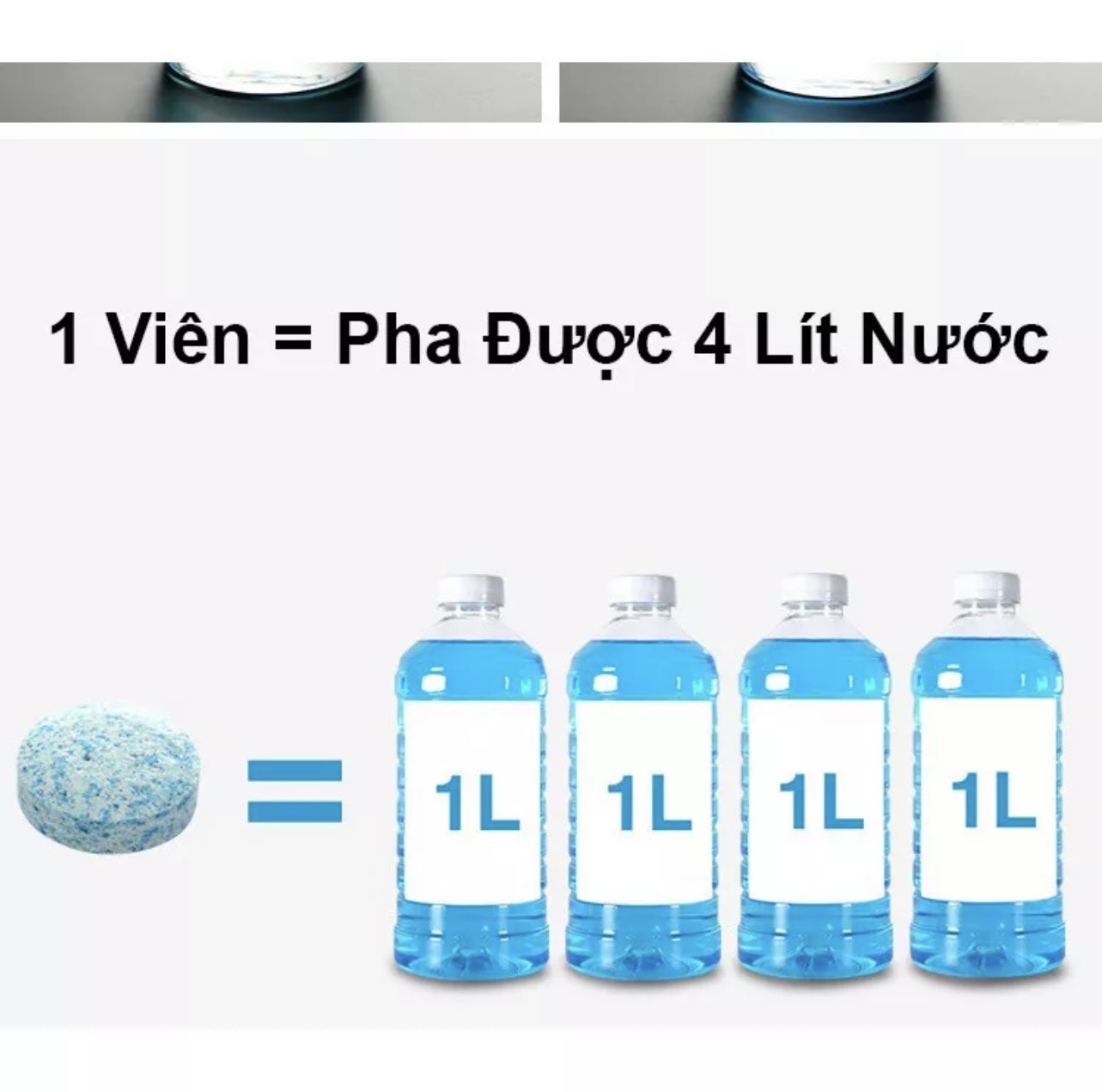 Viên Sủi Rửa Kính Ô Tô - 1 Viên