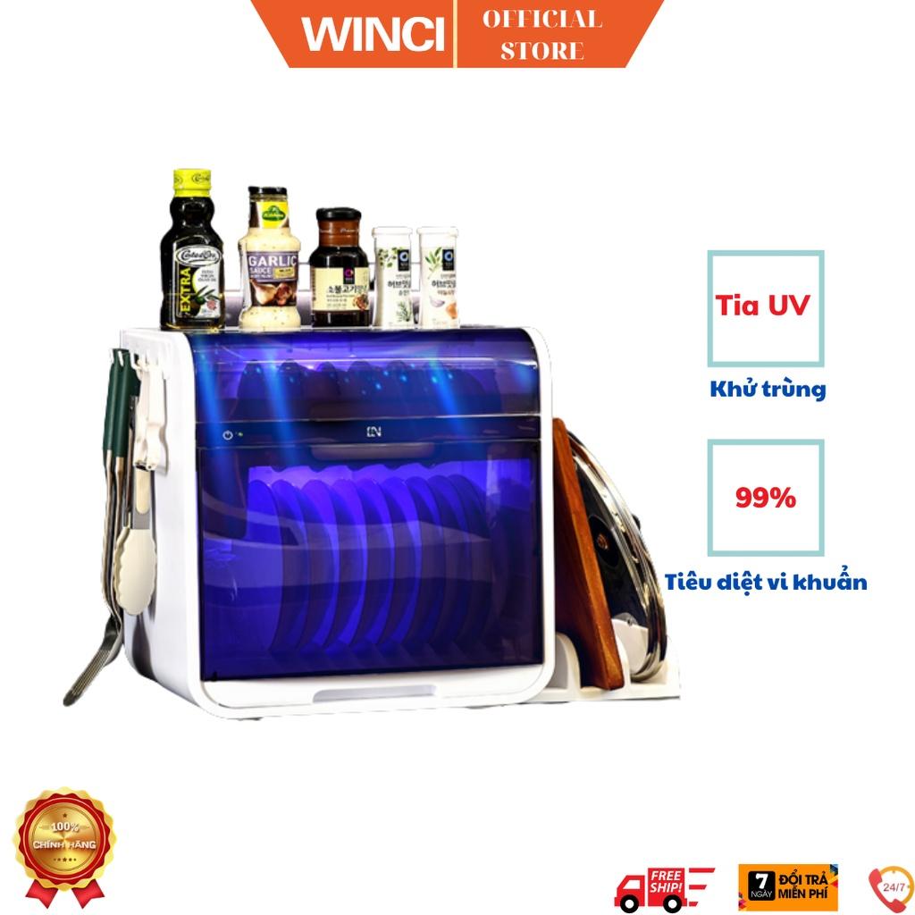 Máy Khử Trùng bát đĩa, bình sữa bằng tia UV Winci,Win-K8, Hàng Chính Hãng.