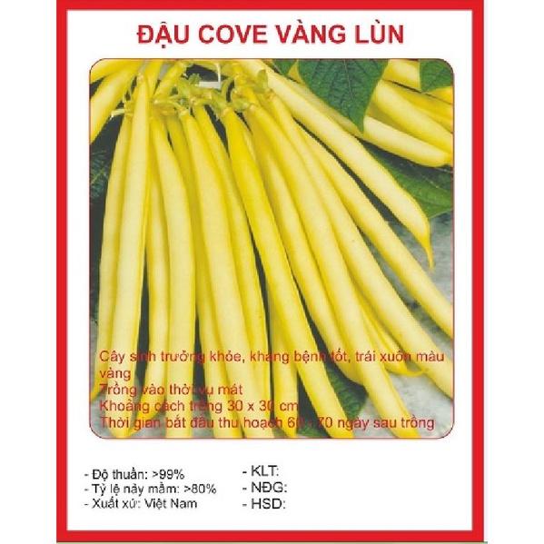 Hạt giống đậu cove vàng dạng bụi KNS367 - Gói 10gram