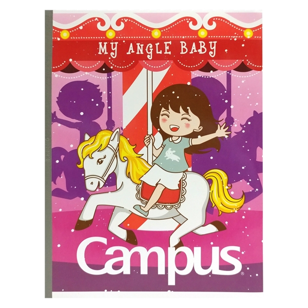 Bộ 10 Vở Campus Park 96 Trang A5 - Màu Hồng