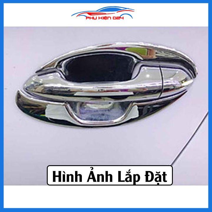 Ốp tay hõm mạ crom Rondo sáng bóng chống trầy bảo vệ cửa xe ô tô