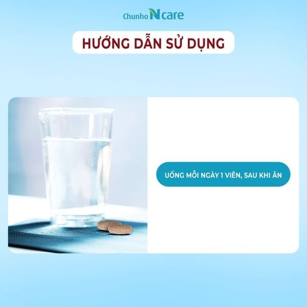 Viên Uống Blood Sugar CHUNHO NCARE Hỗ Trợ Giảm Lượng Đường Trong Máu Hộp 30 Viên