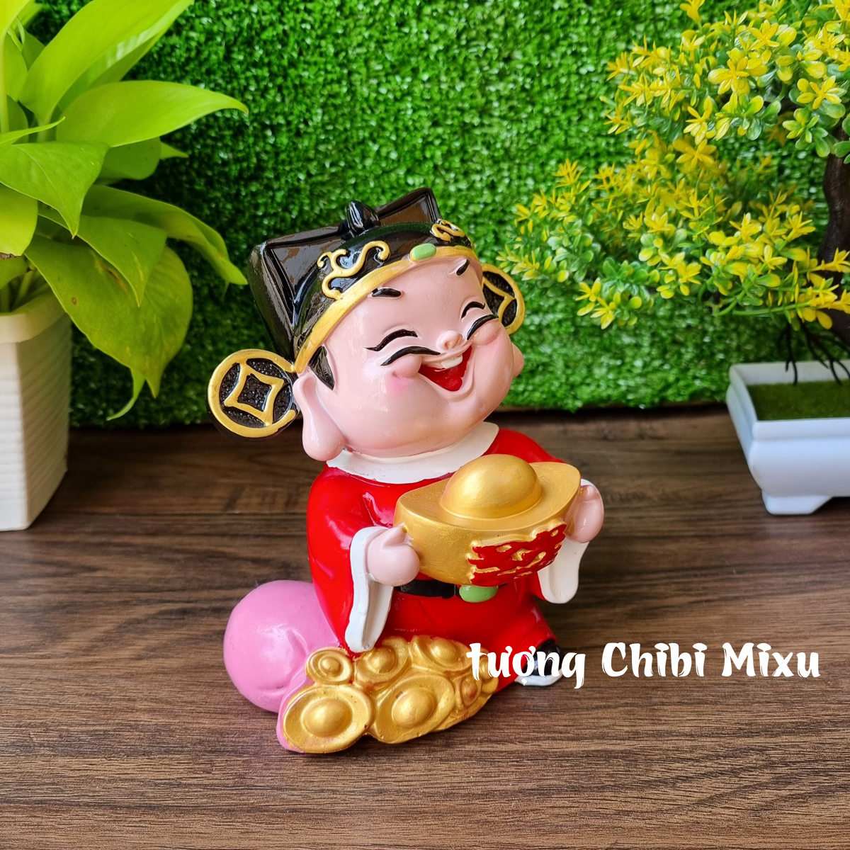 Tượng Thần Tài size 13cm may mắn - mẫu 03