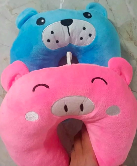 Gối chữ U kê cổ cao su non chống đau mỏi vai gáy dùng cho văn phòng du lịch quà tặng được chọn mẫu