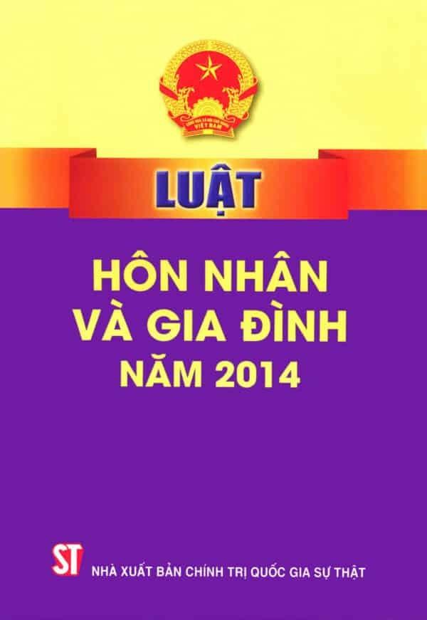 Sách - Luật Hôn Nhân Và Gia Đình Năm 2014