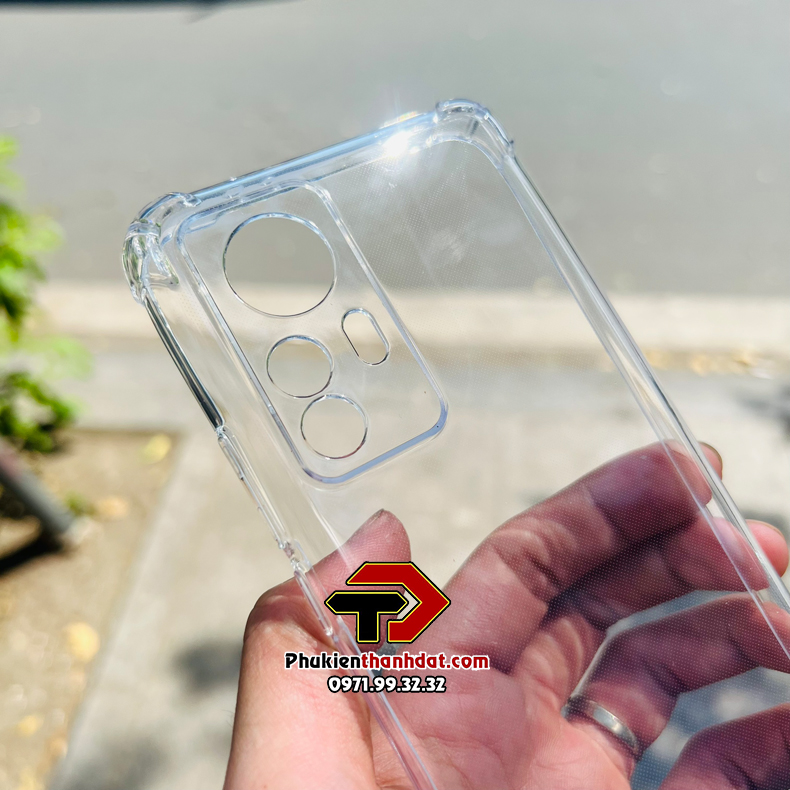 Ốp lưng Xiaomi 12T Pro dẻo trong suốt chống sốc bảo vệ camera sau