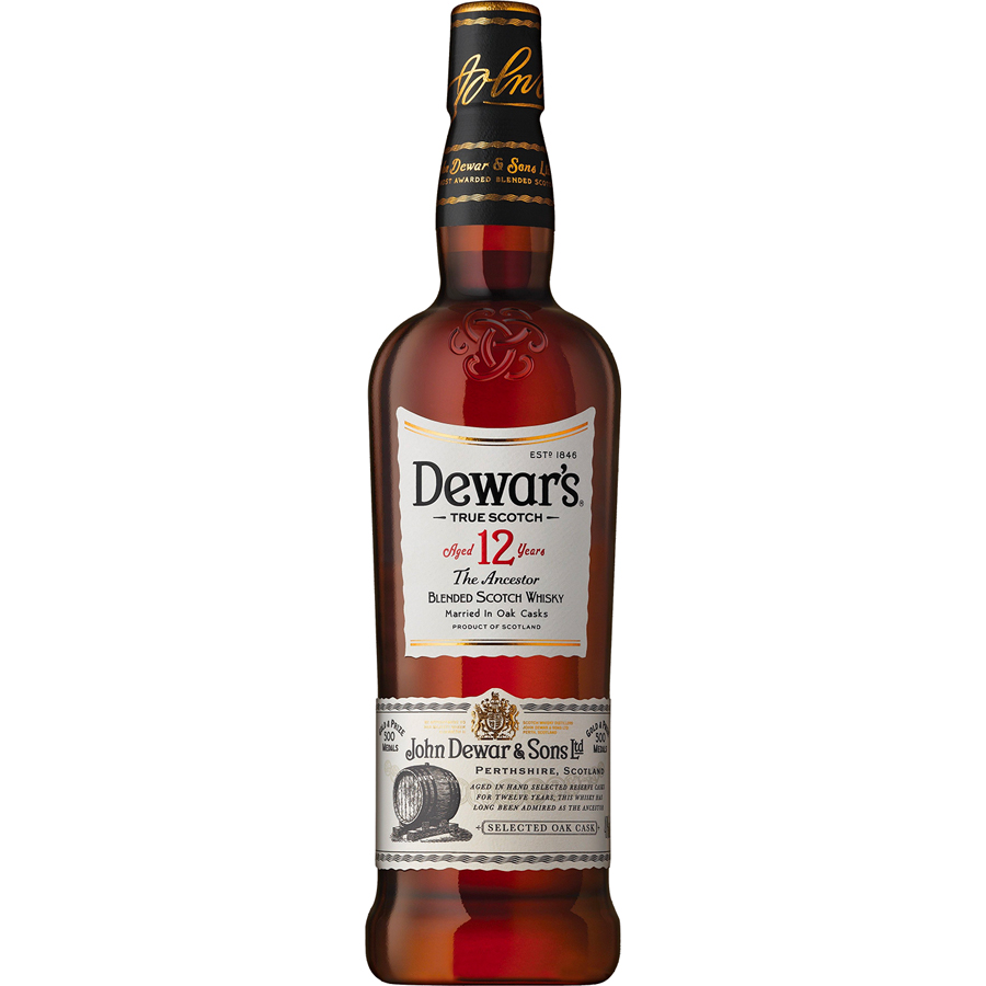 Rượu whisky Dewar's The Ancestor 12 Years Old 750ml 40% có hộp kèm theo