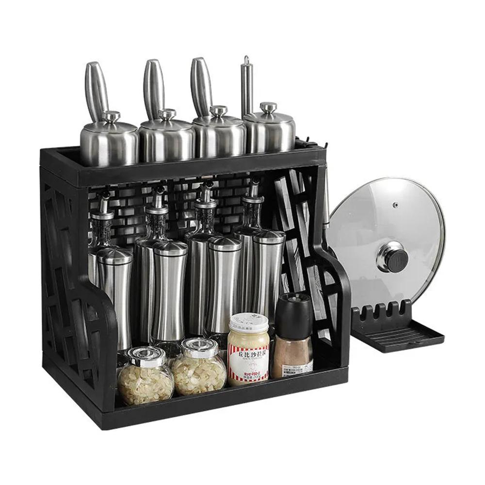 Nhà Bếp Nhà Tổ Chức Giá Treo Tường Treo Tường Giá Đựng Đồ Lọ Gia Vị Tủ Kệ Nhà Bếp Tiện Ích Tiếp Liệu Gia Vị Giá