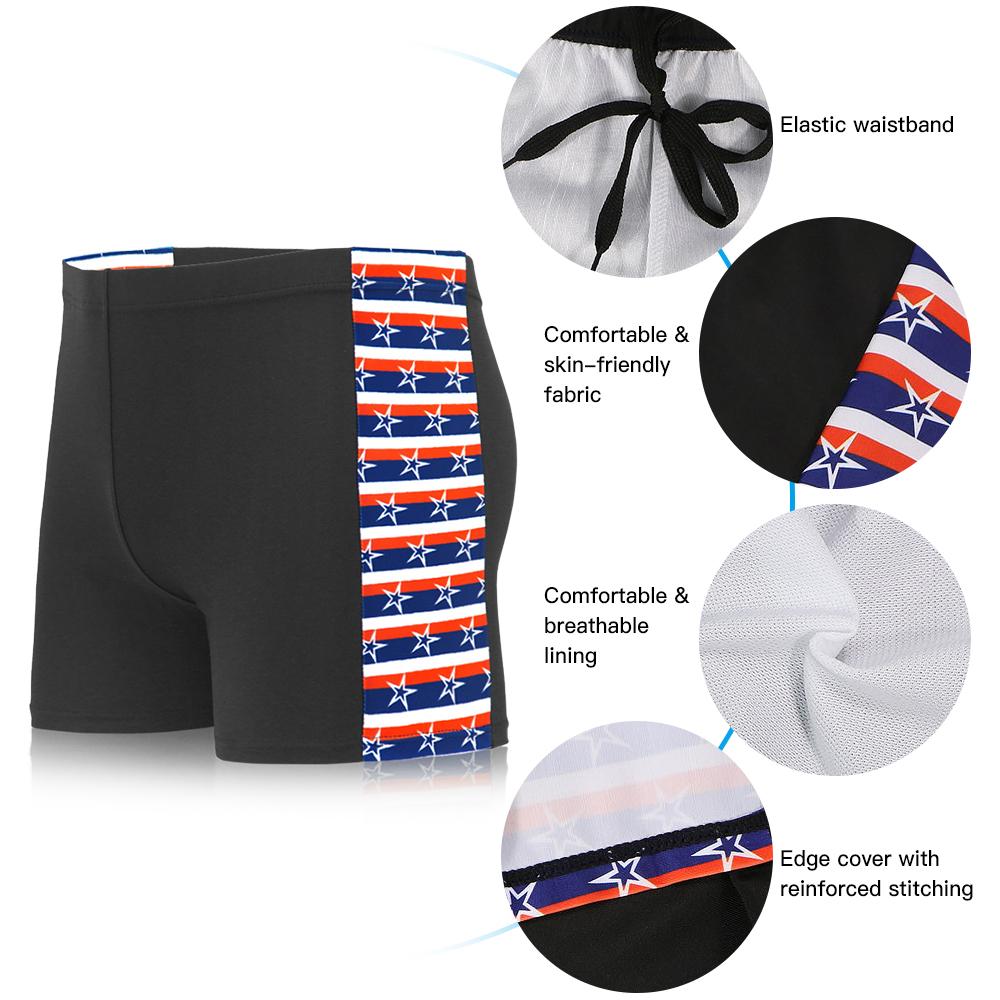 Quần bơi nam khô nhanh Quần bơi thể thao Quần lót dây rút Boxer Quần đùi mùa hè Quần lót đàn hồi thoáng khí Áo tắm