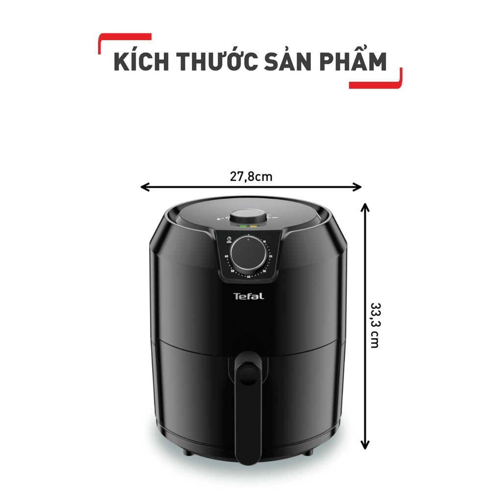 Nồi chiên không dầu cơ Tefal EY201815 giỏ chiên 4.2L/1.2kg - Hàng chính hãng