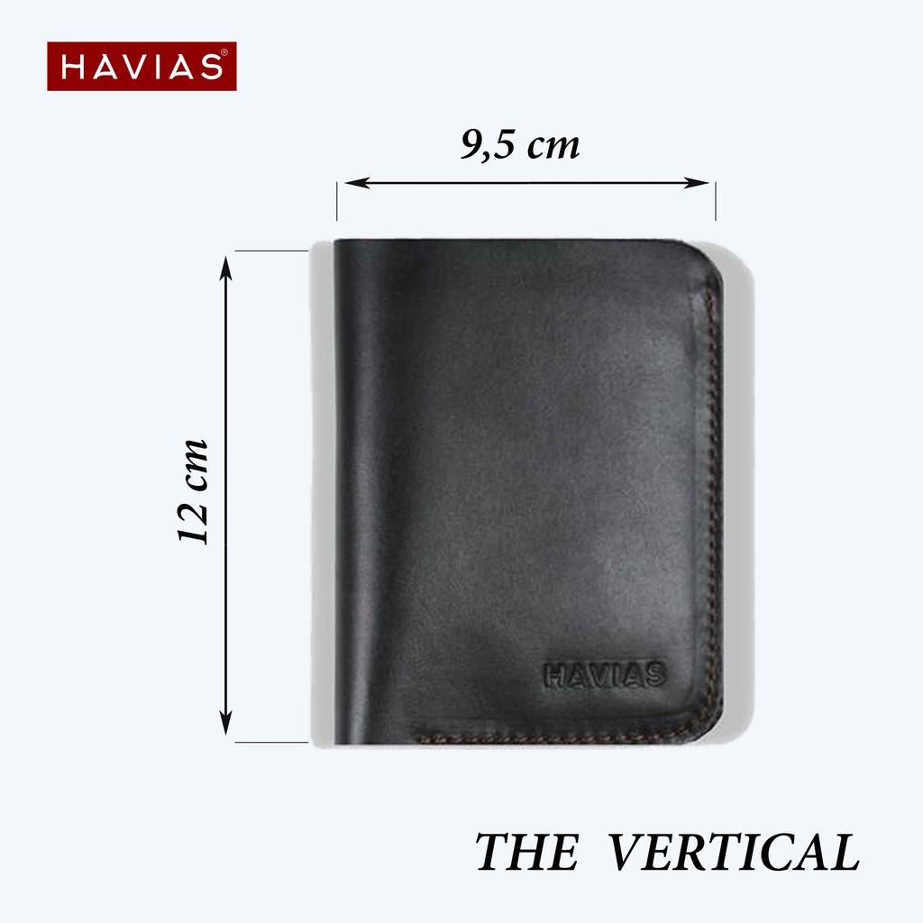 Ví Da Đứng Vertical Handcrafted Wallet HAVIAS