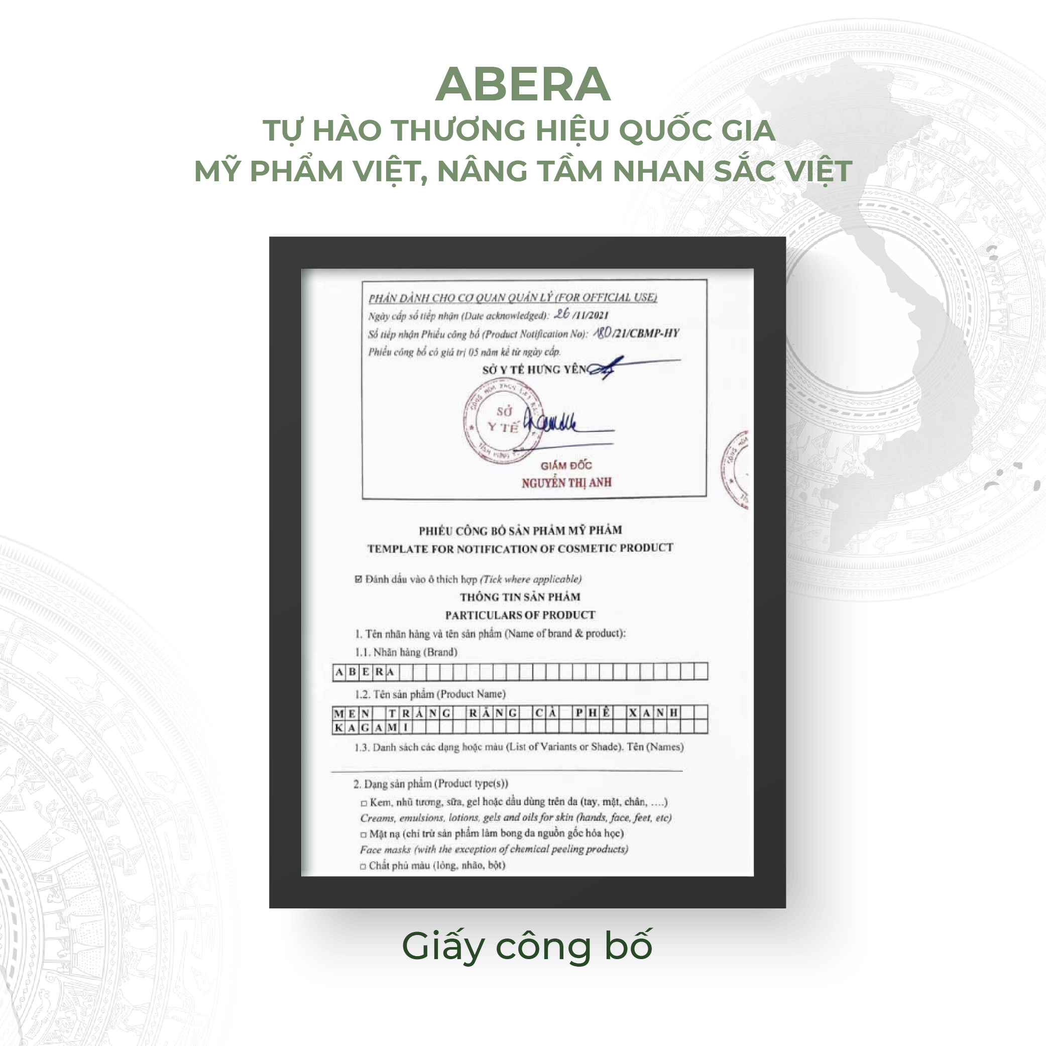 Men Trắng Răng Kagami Abera Khắc Phục Mọi Vết Ố Vàng Trên Răng Và Giúp Răng Trắng Sáng Tự Tin