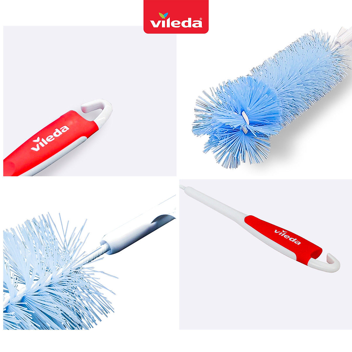 Dụng cụ cọ rửa bình sữa, chai, lọ, cốc Vi Lê Đa TSU156198 hàng Đức