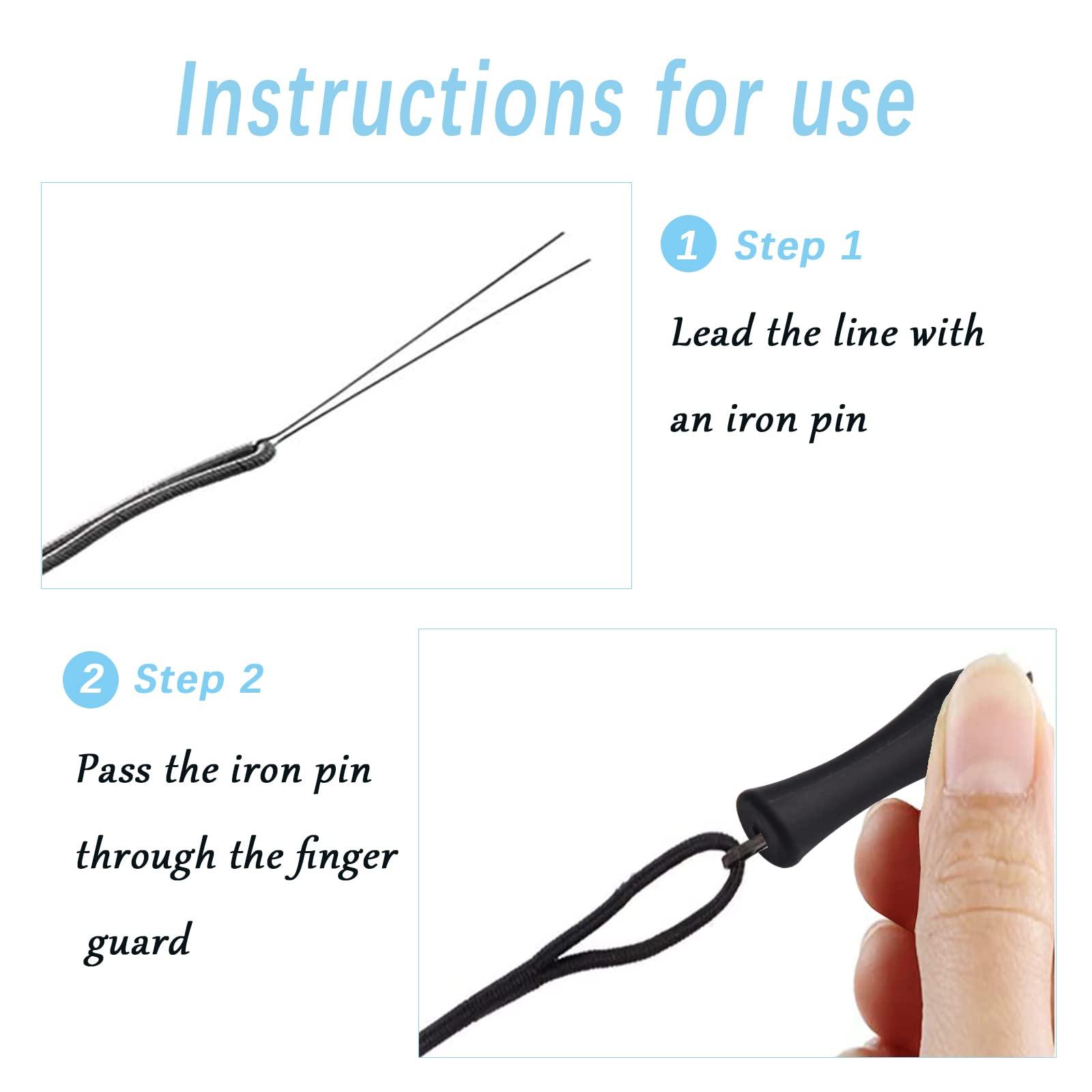 Bộ 6 Bảo Vệ Ngón Tay Bắn Cung, Silicone Ngón Tay Bắn Cung, Bảo Vệ Ngón Tay Phụ Kiện Bắn Cung Thích Hợp Cho Người Mới Bắt Đầu