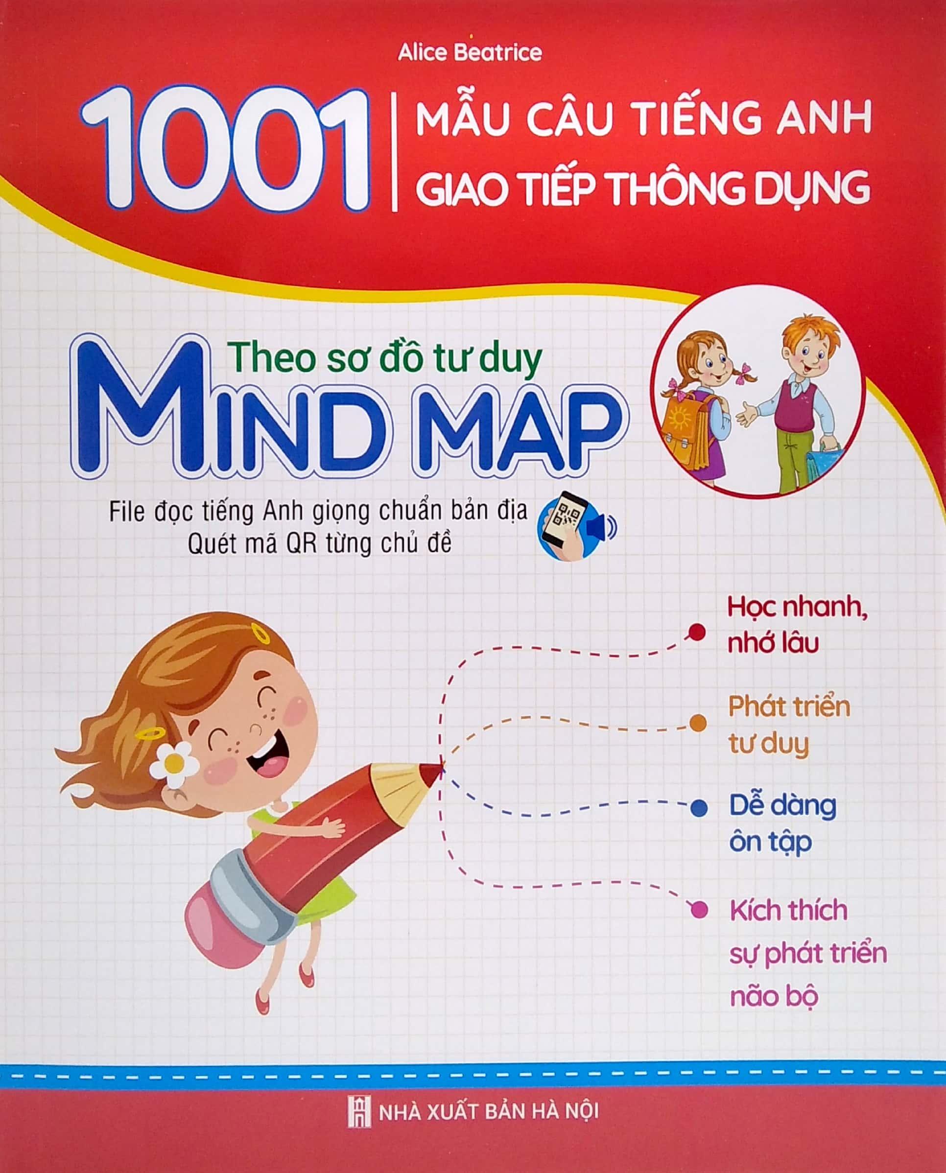 1001 Mẫu Câu Tiếng Anh Giao Tiếp Thông Dụng - Theo Sơ Đồ Tư Duy Mind Map