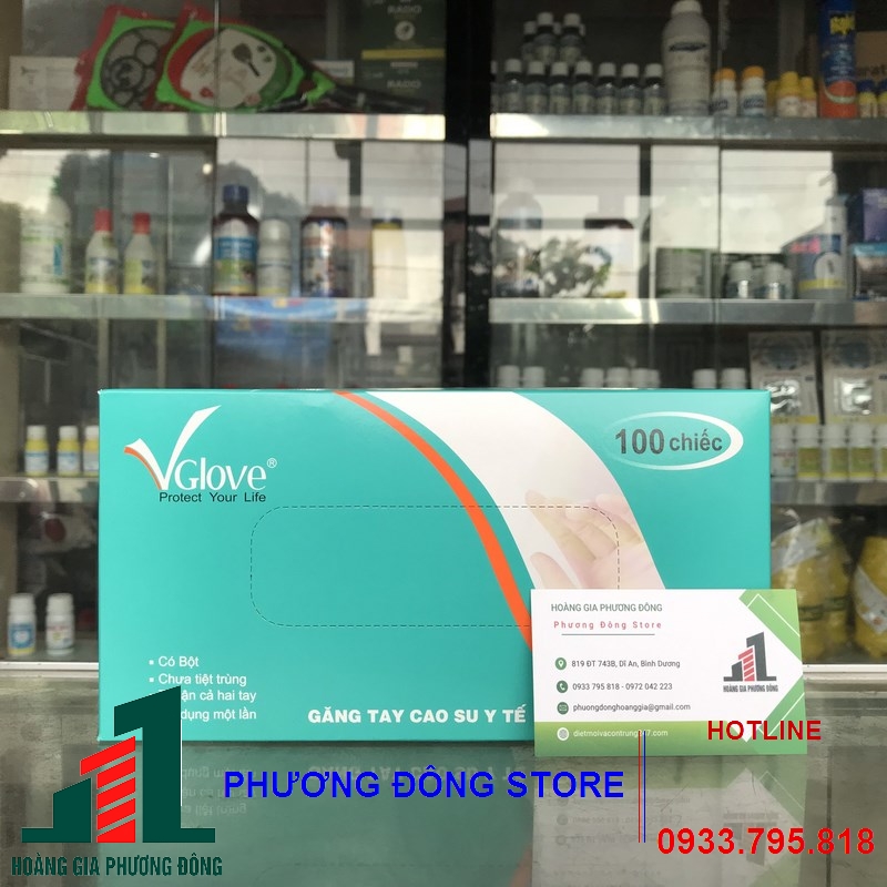 Găng tay y tế có bột V glove