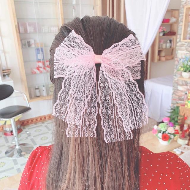 Kẹp nơ ren 2 tầng