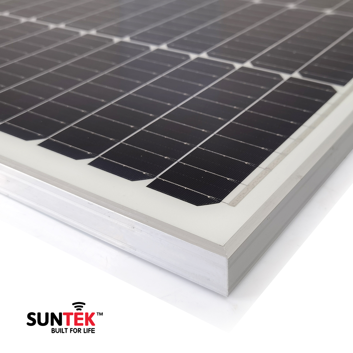 Tấm Pin Mono Năng Lượng Mặt Trời SUNTEK SSP-50W/18V 9BB - Hàng Chính Hãng - Bảo hành 12 năm