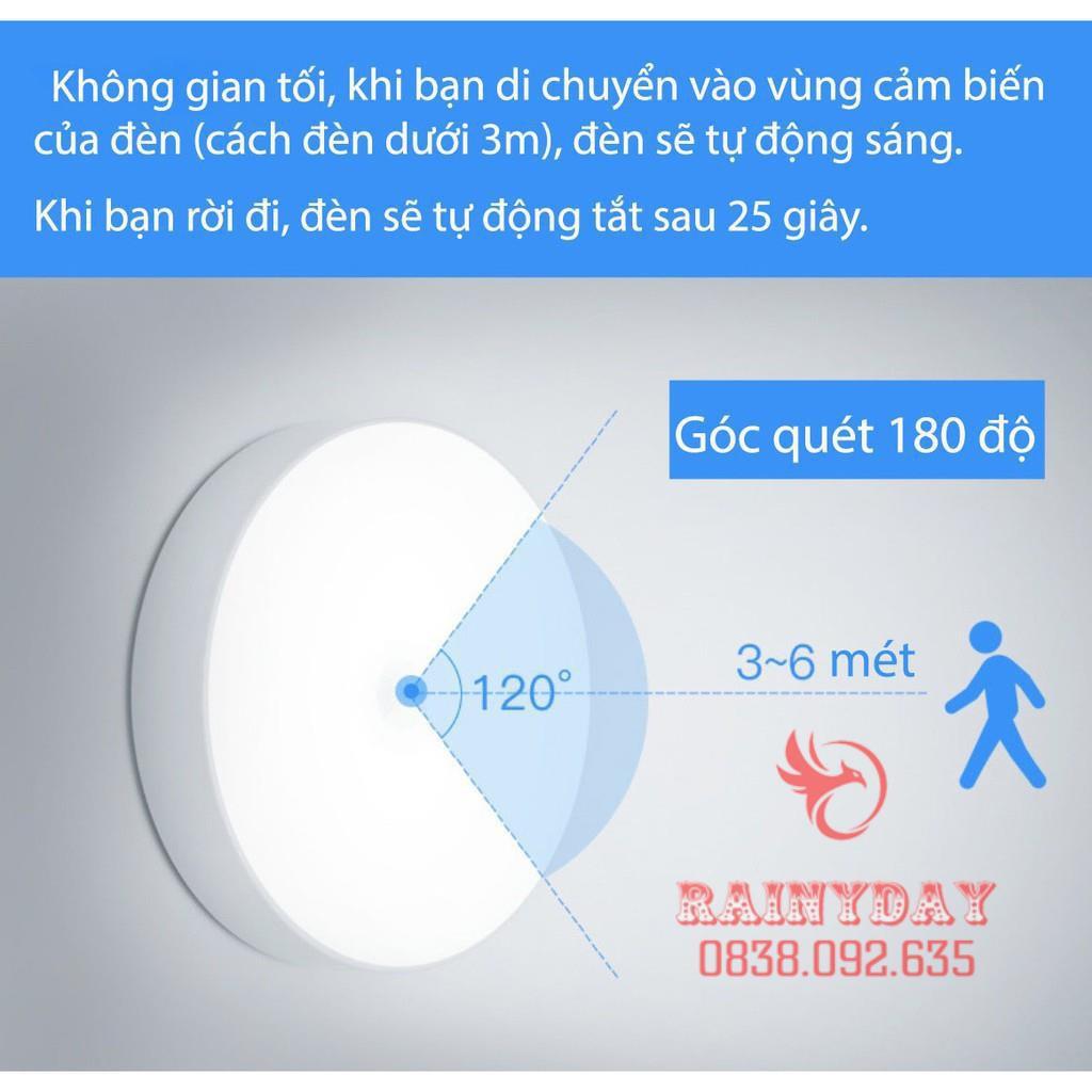 Đèn led cảm ứng tích điện sạc pin tiện lợi, đèn ngủ cảm biến chuyển động thông minh giá rẻ