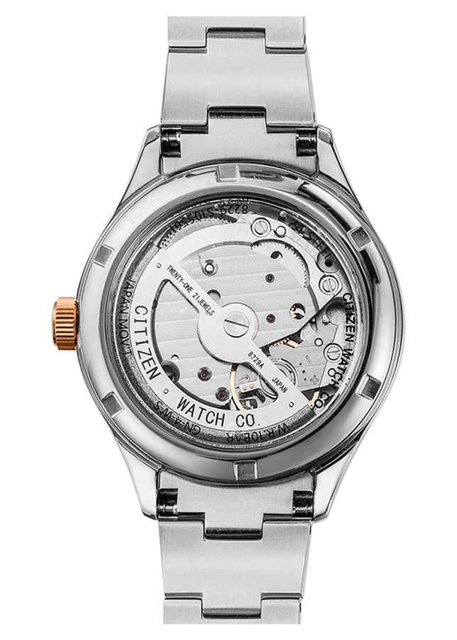 Đồng Hồ Nữ Citizen Đính Đá Swarovski Dây Thép Không Gỉ PC1009-51W - Mặt Vàng Hồng (Sapphire)