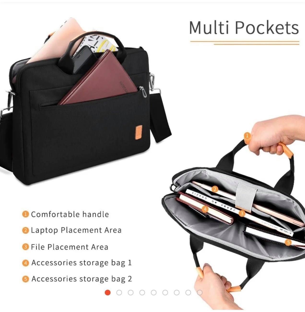 Túi Đeo Wiwu Pioneer Handle Bag Dành Cho Laptop, Ultrabook Chất Liệu Vải Cao Cấp, Độ Bền Cao - Hàng Chính Hãng