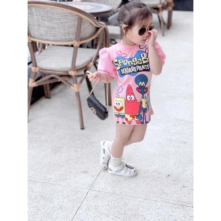 Đầm bé gái từ 8kg đên 32kg- Váy bé gái 3D xinh xắn QATE881