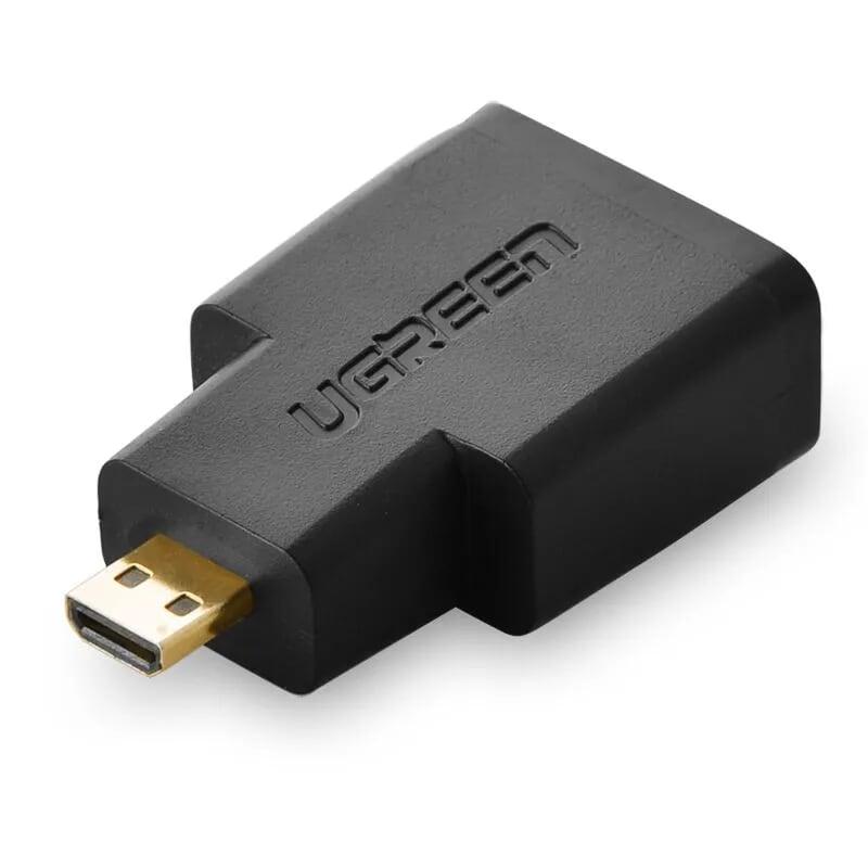 Ugreen UG2010620106TK Màu Đen Đầu chuyển đổi Micro HDMI sang HDMI - HÀNG CHÍNH HÃNG