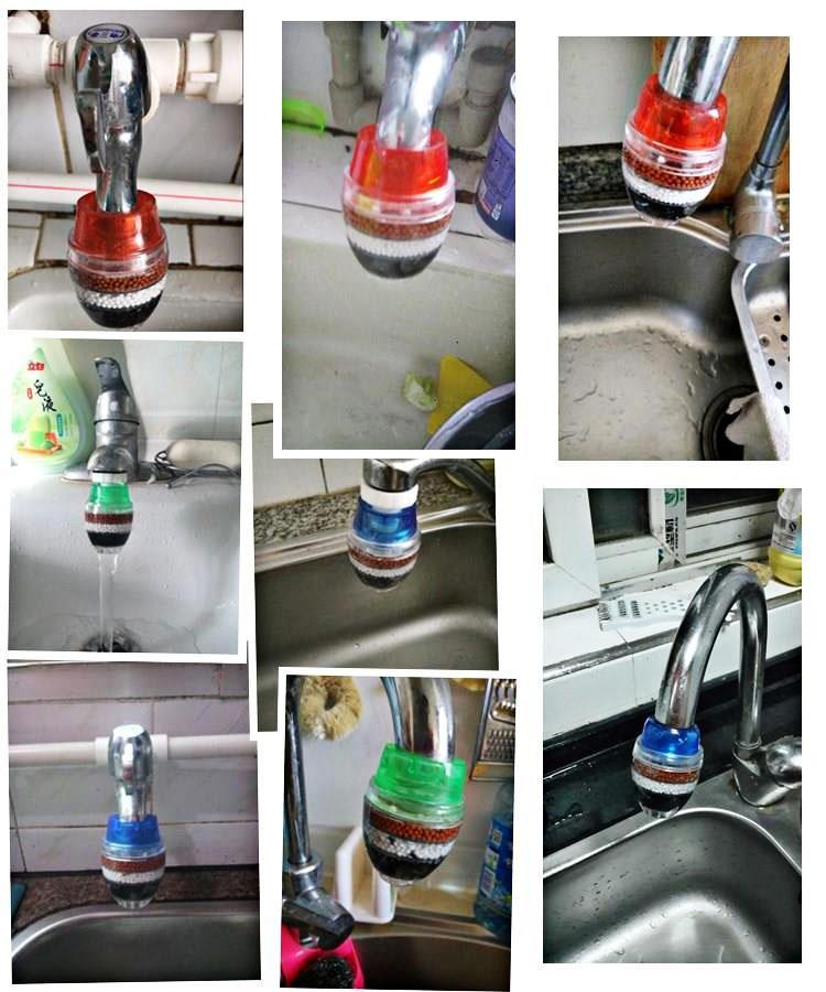 Đầu Lọc Nước Trực Tiếp Tại Vòi 5 Tầng Than Hoạt Tính Nhanh Chóng Đơn Giản Tiện Lợi Đem Lại Nguồn Nước Tinh Khiết Cho Gia Đình