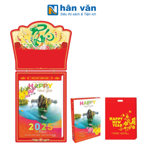 Lịch 2025 - Lịch Bloc Cực Đại - Thiên Nhiên Hùng Vĩ - VL03 - 25 x 35 cm - Lịch Văn Lang