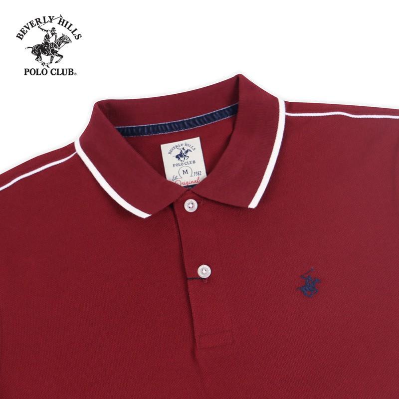 Áo polo ngắn tay Nam Beverly Hills Polo Club Regularfit Cotton Đỏ PMRSS20TL047