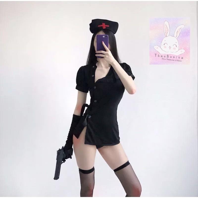 Bộ ngủ cosplay Y Tá Huyền Bí GIAO HOẢ TỐC HCM